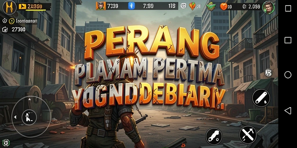 Tampilan gameplay seru dalam game FPS 2739.