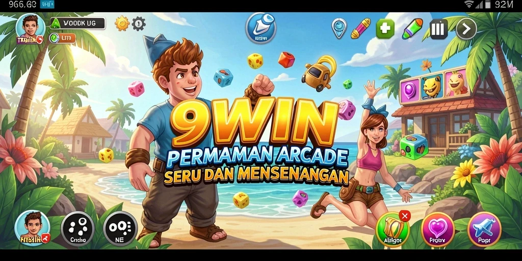 Tangkap layar showcasing gameplay seru 9WIN di level menantang.