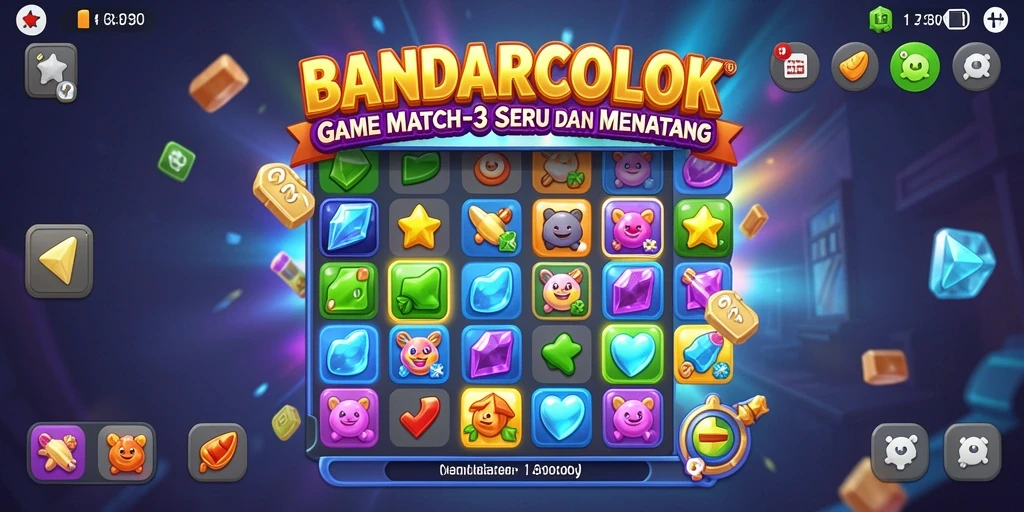 Tampilan gameplay BANDARCOLOK yang seru dan penuh warna.