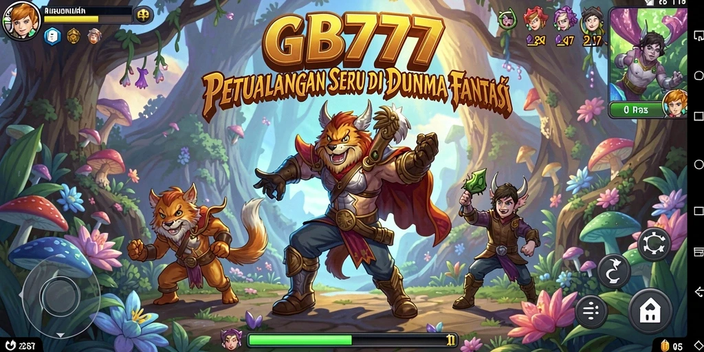 Visual memukau dari gameplay petualangan GB777 yang mengasyikkan.
