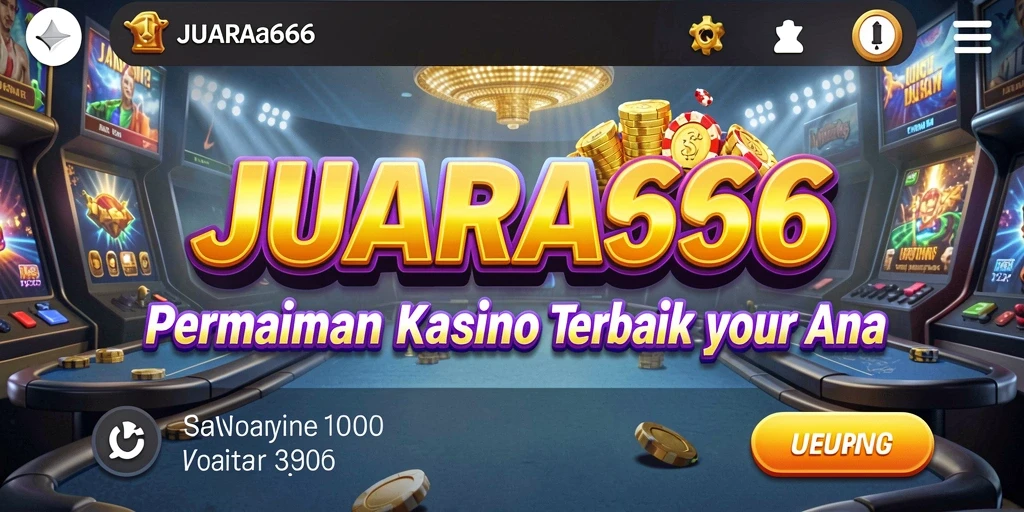 Screenshot JUARA666 menunjukkan gameplay Kasino yang seru dan menarik.