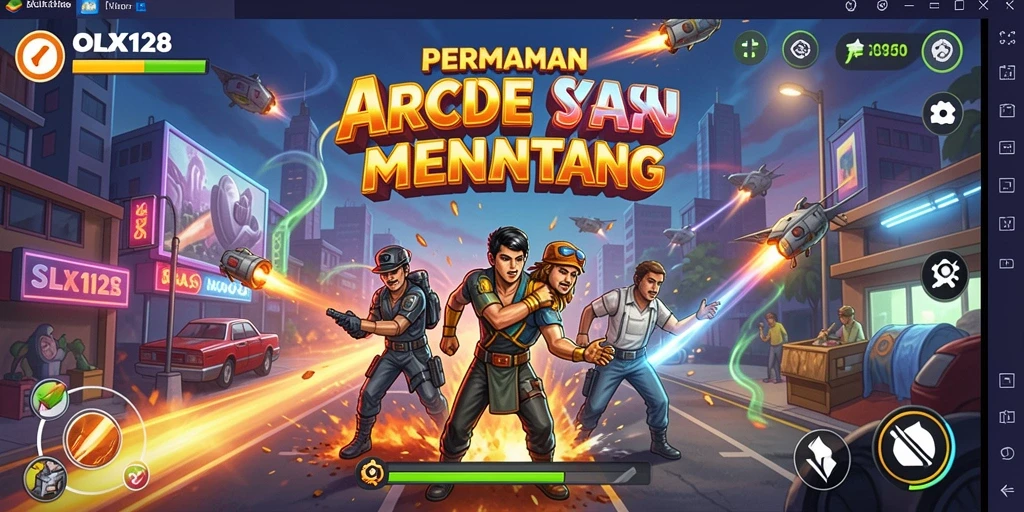 Gameplay menantang dan seru dari OLX128 yang memikat pemain.