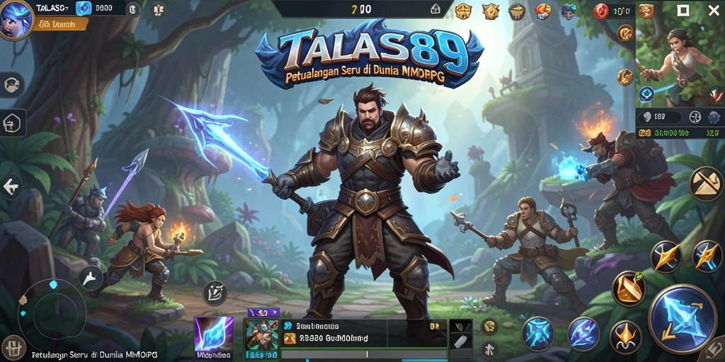 Tampilan gameplay yang seru dan dinamis dalam TALAS89.