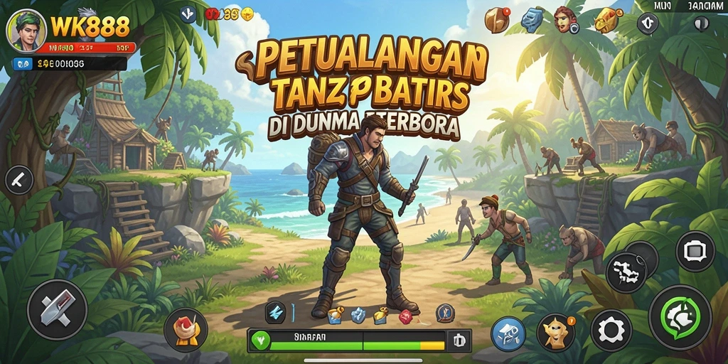 Tampilan menarik dari gameplay Open World di WK888.